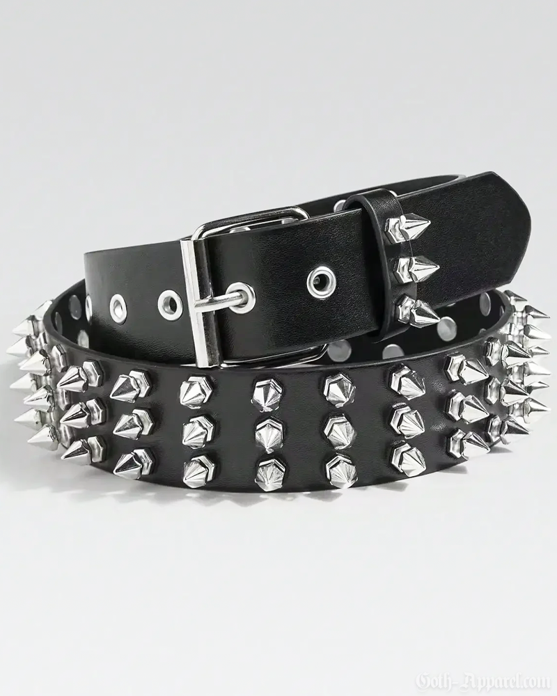 Bex Unisex Spike Studded Belt | Vegan Leather, Adjustable Fit 0