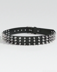 Bex Unisex Spike Studded Belt | Vegan Leather, Adjustable Fit 1