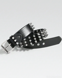 Bex Unisex Spike Studded Belt | Vegan Leather, Adjustable Fit 3