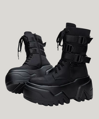 Cleo Women's Combat Boots | Vegan Leather, Chunky Sole 4
