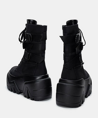 Cleo Women's Combat Boots | Vegan Leather, Chunky Sole 5