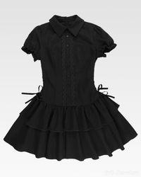 Gina Women's Gothic Dress | Lace Detailing, Structured Fit 5