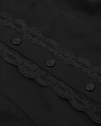 Gina Women's Gothic Dress | Lace Detailing, Structured Fit 6