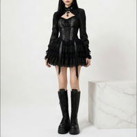 Gothic Platform Boots – Lace-Up & Zip Wedge Boots | Alt Baddie Style 11