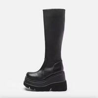 Gothic Platform Boots – Lace-Up & Zip Wedge Boots | Alt Baddie Style 7