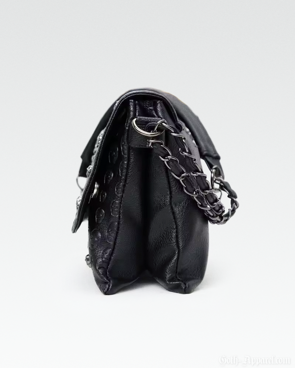 Gothic Skull Women's Purse | Vegan Leather, Edgy Design 1