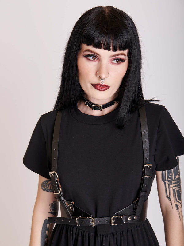 Mira Women's Body Harness | 100% Vegan Leather, Adjustable Fit 0