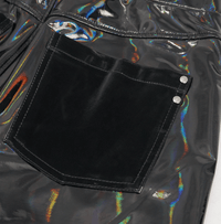 Women's Black PU Leather Slim Pants – Gothic Punk Style