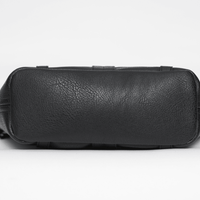 Black Gothic Chain Shoulder Bag | Crown Design Punk Tote