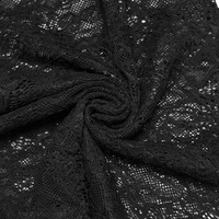 Black Lace Flared Pants Women Gothic Alternative Fashion
