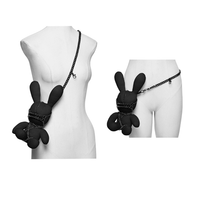 Cotton Gothic Punk Rabbit Doll Body Chain Accessory