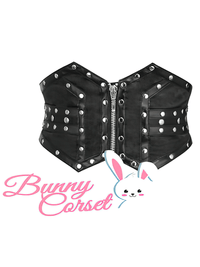 Brocade Corset Belt with Zipper – Gothic Waist Cincher